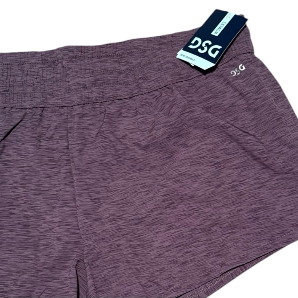 DSG Stride Short Phantom Mist Heather Purple Size XL